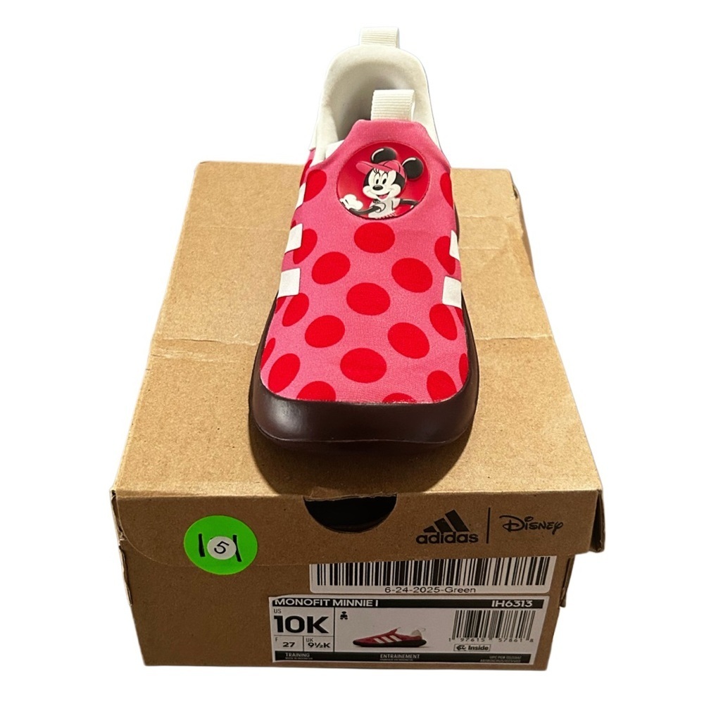 Disney Kids Minnie Mouse Pink and White Sneakers